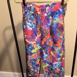 Multi print track pants